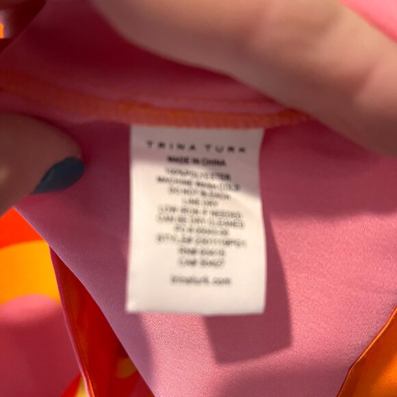 Trina Turk Relaxed Fit Veil Top - Picture 4 of 5